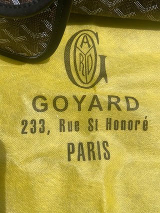 Bolso Tote Goyard Marrón y Negro