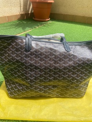 Bolso Tote Goyard Marrón y Negro