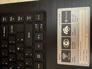 Portátil Acer Negro Linux Mint