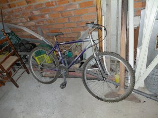 Bicicleta Montaña Morada