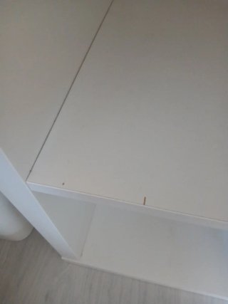 Estantería blanca 4 cubos
