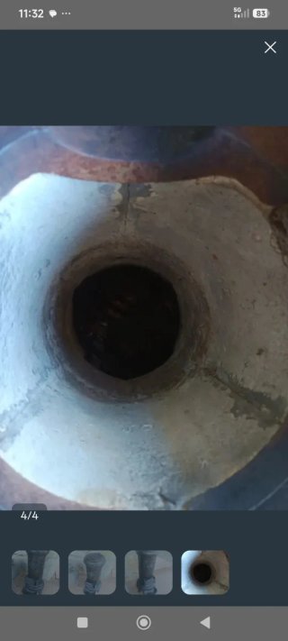 Estufa de leña antigua