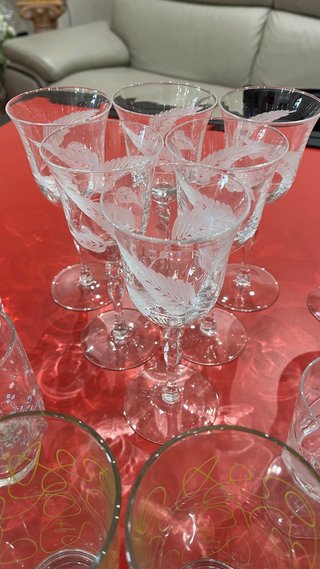 Set Misto Bicchieri in Cristallo e Vetro
