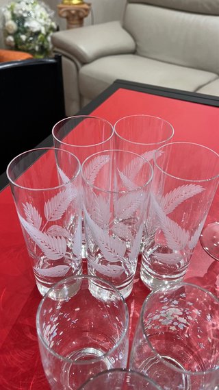Set Misto Bicchieri in Cristallo e Vetro