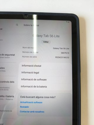 Samsung Galaxy Tab S6 Lite Azul
