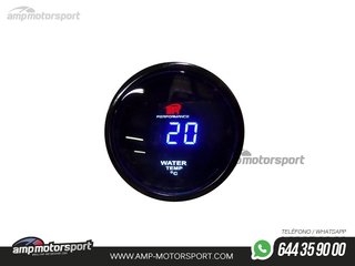 RELOJ TEMPERATURA AGUA NEGRO DIGITAL