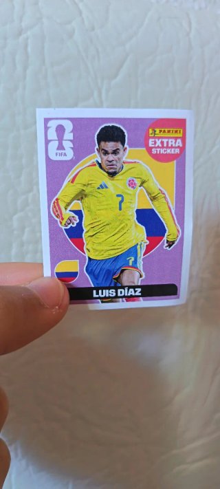 Cromo Panini Luis Díaz Extra Sticker FIFA