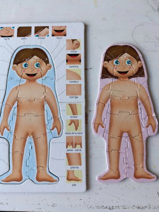 Puzzle Educa El Cuerpo Humano 4-7 años