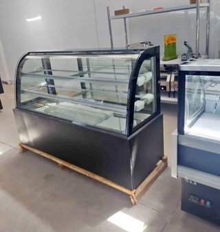 VITRINA REFRIGERADA VIDRIO CURVO