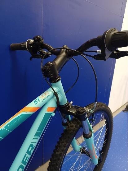 Bicicleta niños mtb 24 pulgadas Rockrider ST 500 azul 8-12