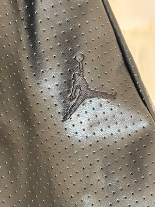 Pantalón Jordan Eco-cuero Negro