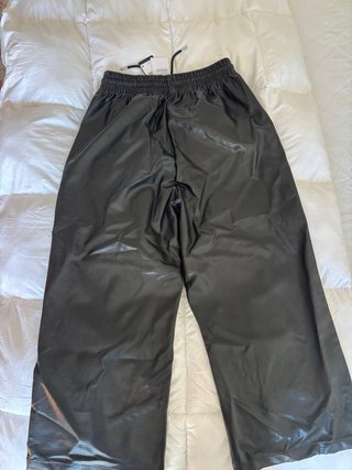 Pantalón Jordan Eco-cuero Negro