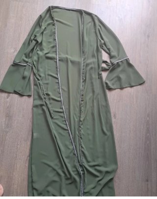 Kimono largo verde