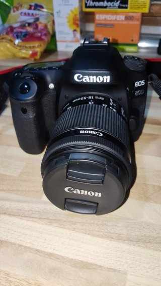 Cámara Canon EOS 80D + Micrófono Rode Videomic