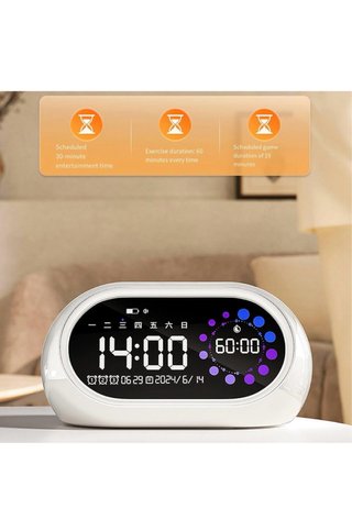 Reloj despertador digital USB recargable