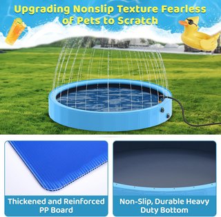 Piscina Plegable niños / perros /  Sprinkler 200cm