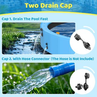 Piscina Plegable niños / perros /  Sprinkler 200cm
