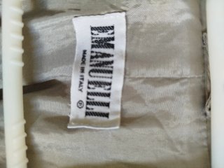 Traje chaqueta y pantalón gris piedra T44