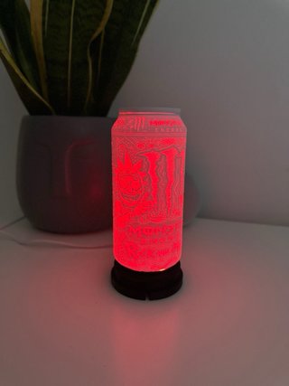 Lámpara Monster Energy Rick y Morty 3d