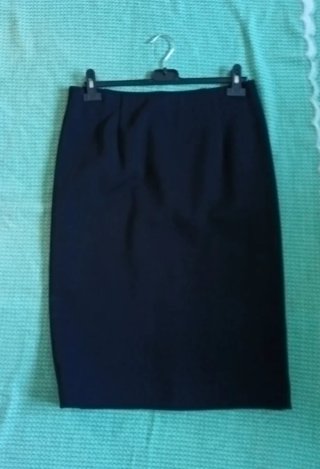 Completo vintage blazer donna in lana con gonna