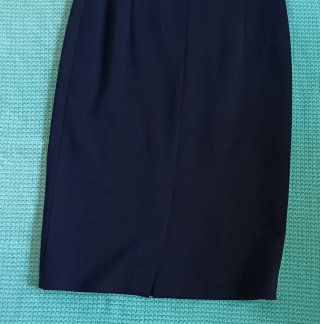 Completo vintage blazer donna in lana con gonna