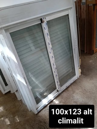 Ventana aluminio 100x123 Climalit