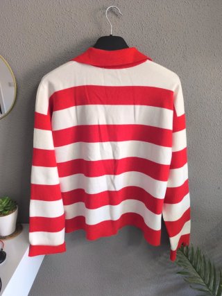 Jersey Mango Rayas Talla L