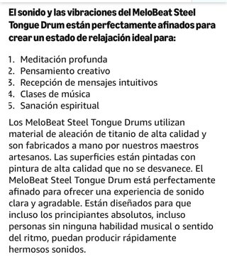 Tambor de Lengua de Acero kit completo