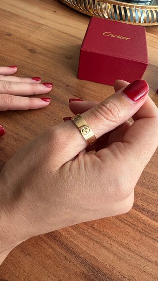 Anillo Cartier Love Oro Rosa Talla 19mm