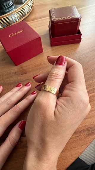 Anillo Cartier Love Oro Rosa Talla 19mm