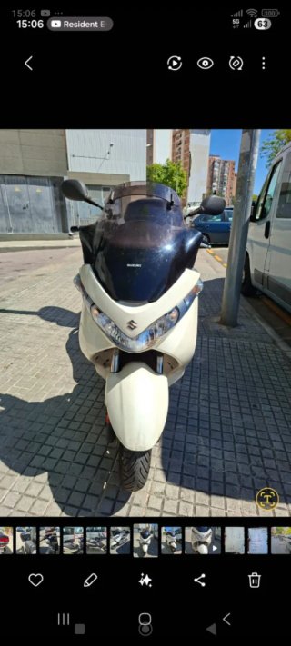 Plásticos frontal Burgman 125/200