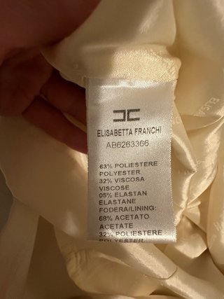 Abito Elisabetta Franchi Beige Tg S/M