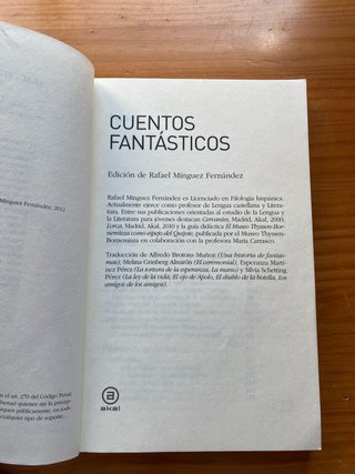 Cuentos fantásticos