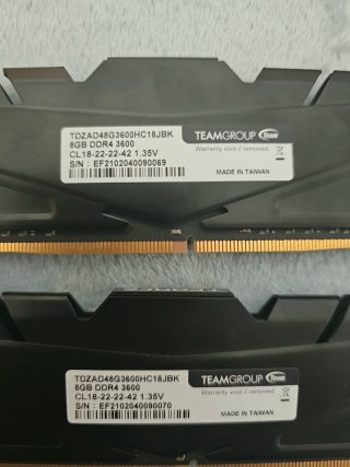 16GB RAM DDR4 3600MHz