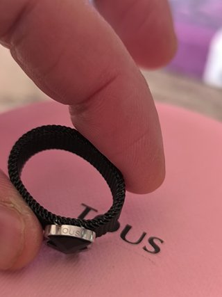 Anillo Tous Oso Negro Talla 16