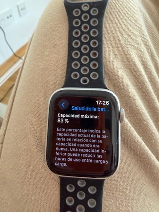 Apple watch SE 44mm plata en perfecto estado