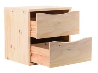 Cajonera de madera 36x30x36cm
