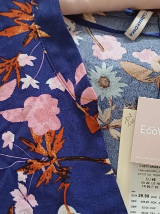 Blusa ONLY CARMAKOMA fantasia viscosa