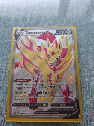 Carta Pokémon Zamazenta V SWSH293