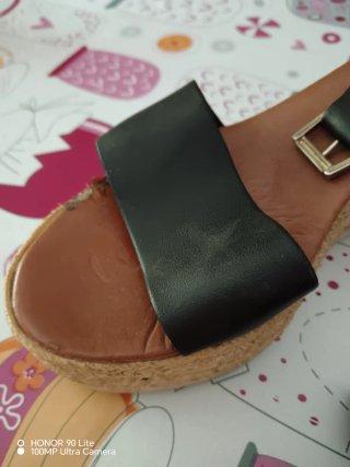 Zeppe in pelle e corda n.37
