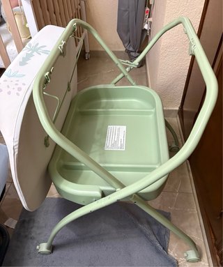 Bañera cambiador bebé con medidor