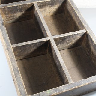 Cajas de Madera Antiguas con Compartimentos
