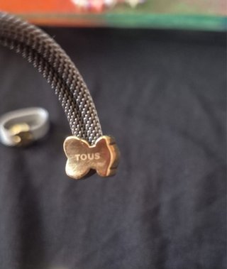 Conjunto Tous Brazalete y Anillo icon mesh oro 18k
