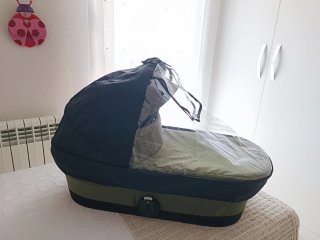 Capazo Cybex Gazelle S Verde + protector de lluvia