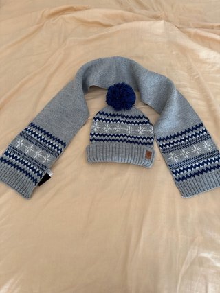 Gorro y bufanda niño invierno