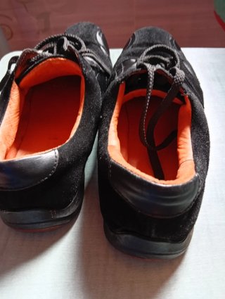 Zapatillas Gucci Negras Piel y Ante