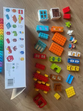 Pacchetto 2 Lego Duplo treno e camion
