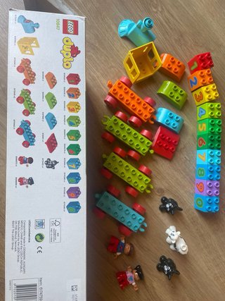 Pacchetto 2 Lego Duplo treno e camion