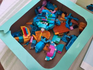 LEGO Disney 43249 Stitch. Desmontado