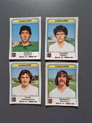 Figurine Panini Cagliari 1980-81